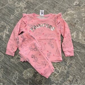 Disney Princess Sweat Set Cinderella Belle Tiana